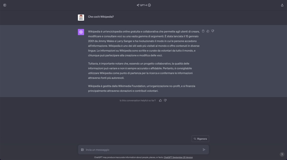 Диалог в ChatGPT — самом известном чат-боте на основе большой языковой модели